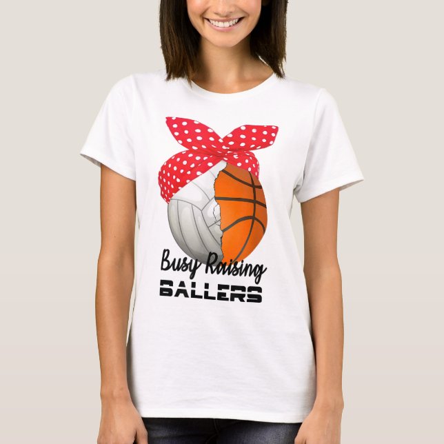 Camiseta Buscando baloncesto voleibol para mamá (Anverso)