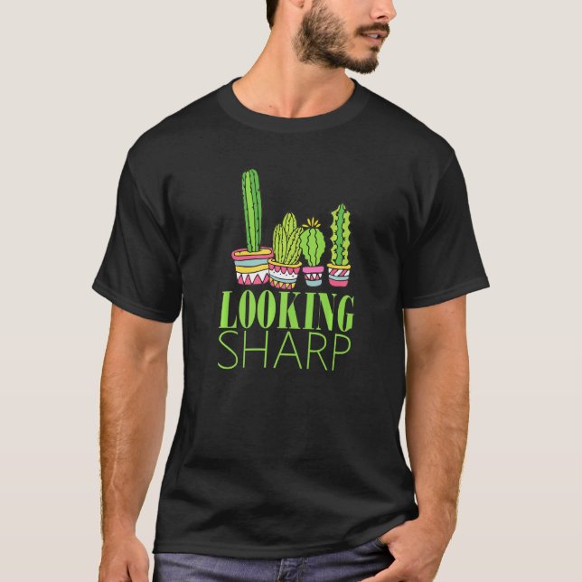 Camiseta Buscando Cactus Agudos Para Hombres Mujeres Cute E (Anverso)