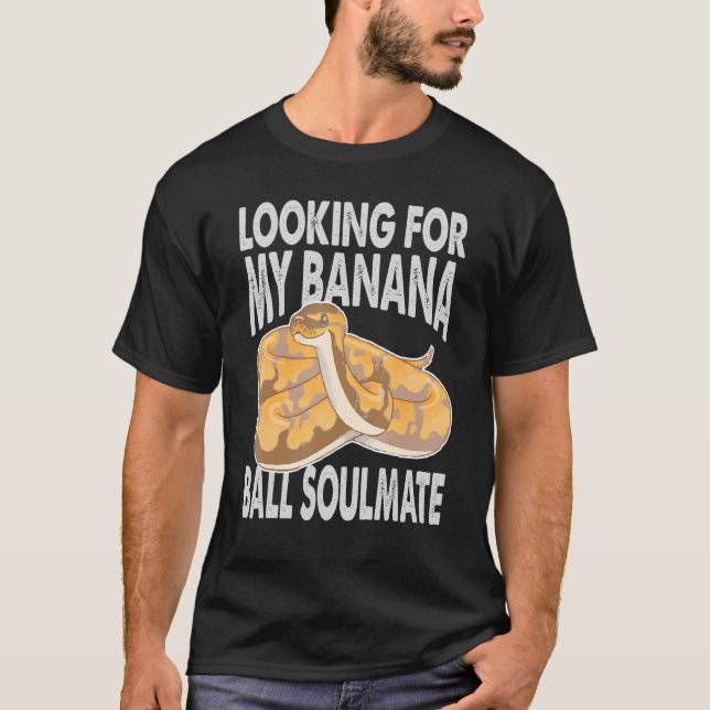 Camiseta Buscando Mi Serpiente Python De Alma De Bolas De B (Anverso)