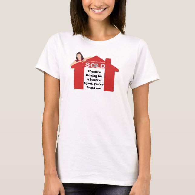 Camiseta Buscando un agente de compradores inmobiliario T-S (Anverso)
