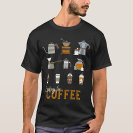 Camiseta Buscando una deliciosa bebida de café