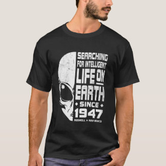 Camiseta Buscando Vida Inteligente Roswell Alien