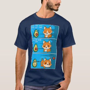 Camiseta Buscar a la persona divertida o amigable aguacate