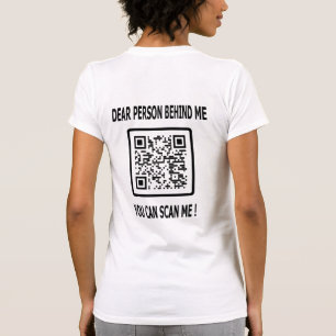 Camiseta Buscar código QR para presupuesto Inspirador