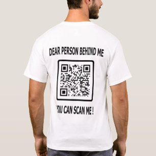 Camiseta Buscar código QR para presupuesto Inspirador