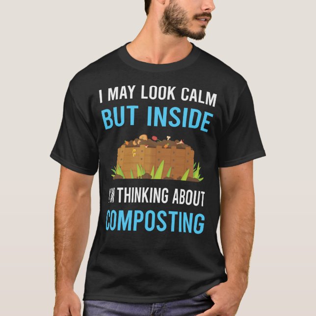 Camiseta Buscar el compositor de compost tranquilo (Anverso)