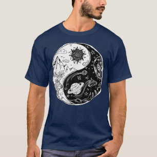 Camiseta Buscar el Yang del Balance, Motivación de Yoga de 