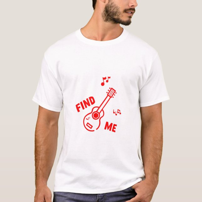 Camiseta Buscar en música (Anverso)