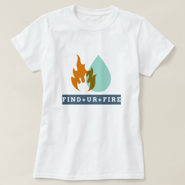 Camiseta Buscar fuego de UR | fozos | frase (Diseño del anverso)