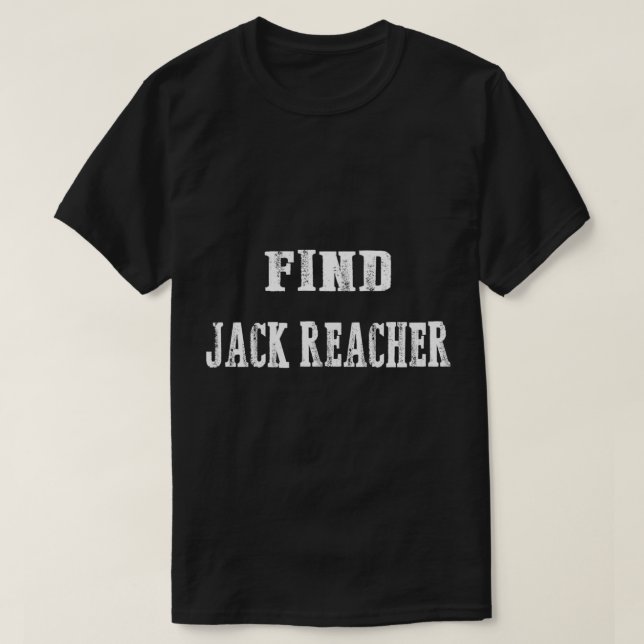 CAMISETA BUSCAR JACK REACHER (Diseño del anverso)