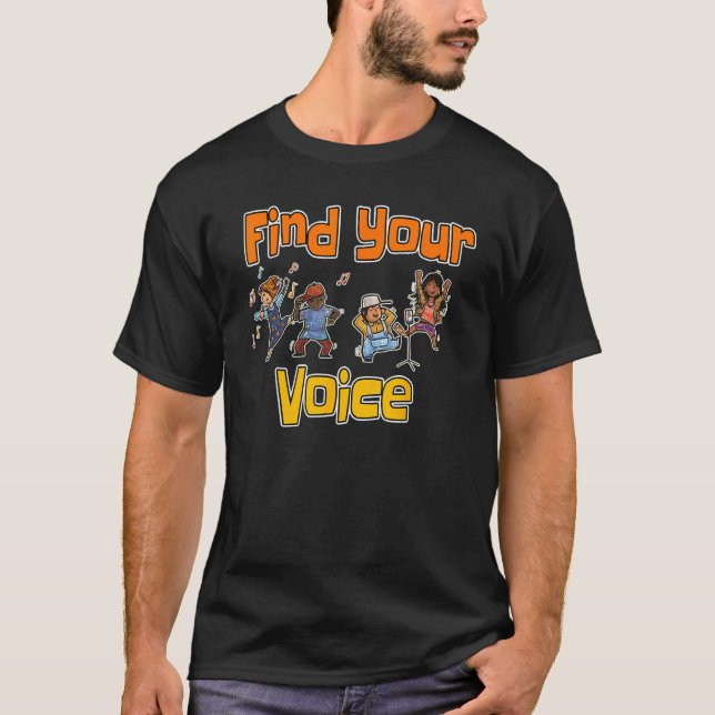 Camiseta Buscar la biblioteca del programa de lectura de ve (Anverso)
