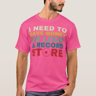 Camiseta Buscar Un Registro Almacenar Divertido Vinil Recol