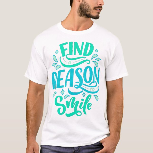Camiseta Buscar una sonrisa de razón (Anverso)