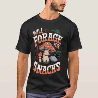 Camiseta Buscará Snacks Micólogo Cazador de Morillas Para