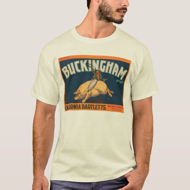 Camiseta Busckingham California Bartletts Vintage Crate Lab (Anverso)