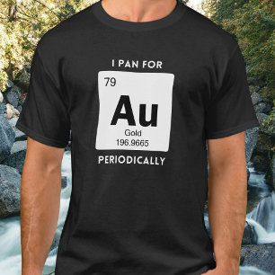 Camiseta Busco Oro Periódicamente Icono Símbolo Au