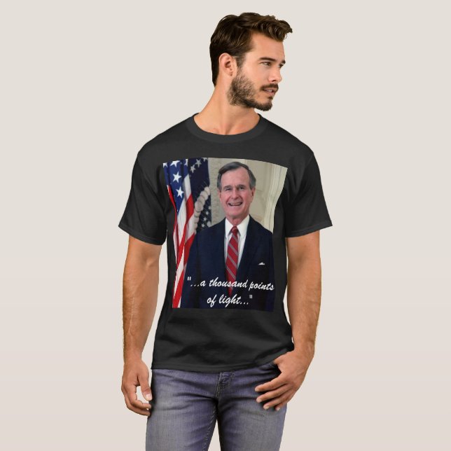 Camiseta Bush 41 con "mil puntos de la luz " (Anverso completo)