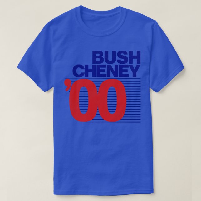 CAMISETA BUSH CHENEY 00 (Diseño del anverso)