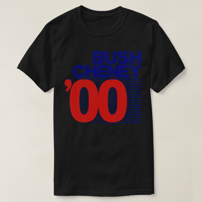 CAMISETA BUSH CHENEY 00 (Diseño del anverso)