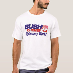 Camiseta Bush/Cheney de 'lema 04 campañas: ¡Trabajos de la