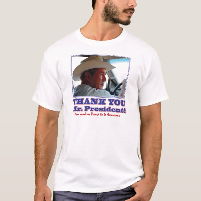 Camiseta Bush-Gracias-Americano (Anverso)