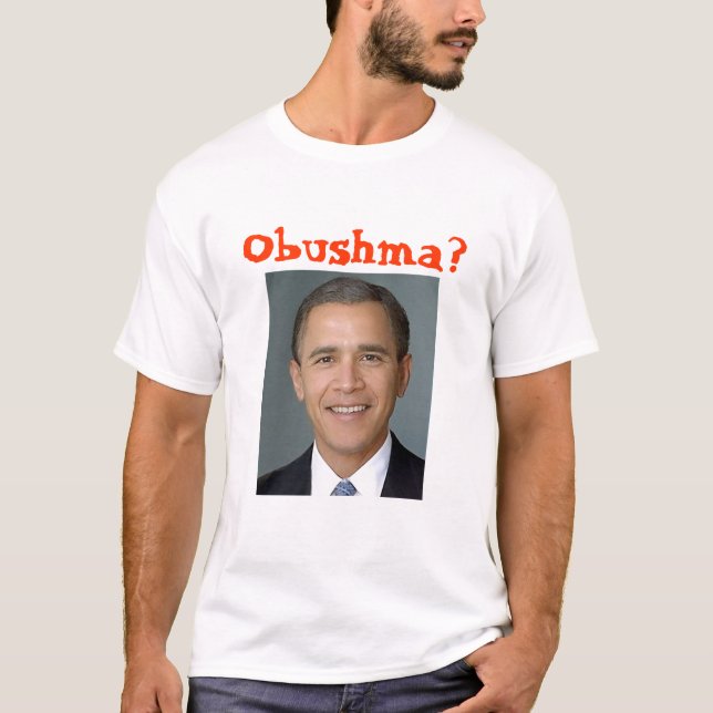 Camiseta ¿Bush-obama, Obushma? (Anverso)