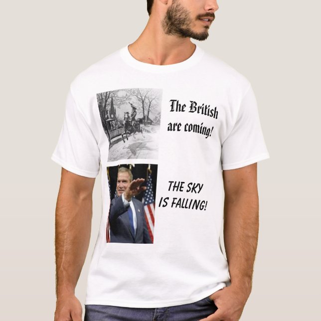 Camiseta ¡Bush, Paul Revere, el venir de Britishare! ,… (Anverso)