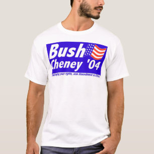 Camiseta Bush que destruye las derechas