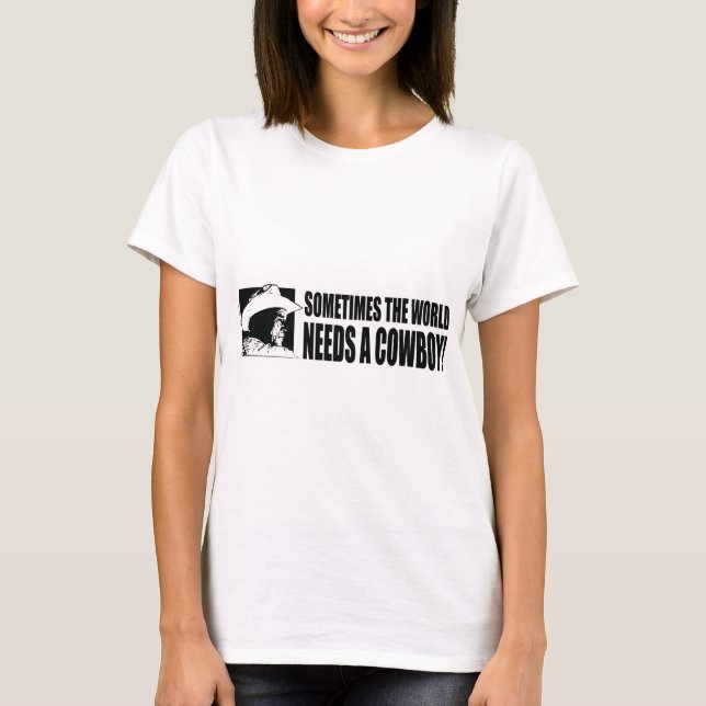 Camiseta BUSH-Vaquero-Gorra-Blanco (Anverso)