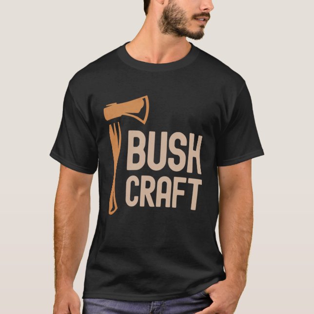 Camiseta Bushcraft Outdoor Survival Living Nature Camping H (Anverso)