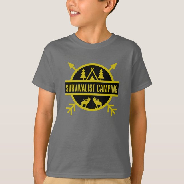 Camiseta Bushcraft Outdoor Survivalist (Anverso)