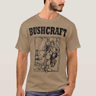 Camiseta Bushcraft para hombres Camping Wilderness Survival