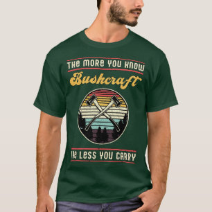 Camiseta Bushcraft Retro Adventure Survival