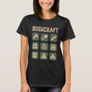 Camiseta Bushcraft Supervivencia al aire libre Vida Campame