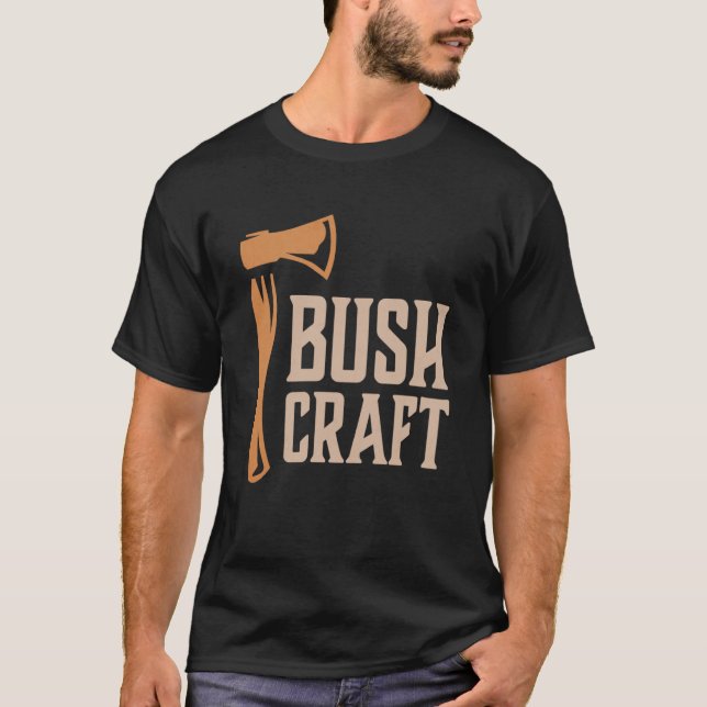 Camiseta Bushcraft Supervivencia al aire libre Vida Campame (Anverso)