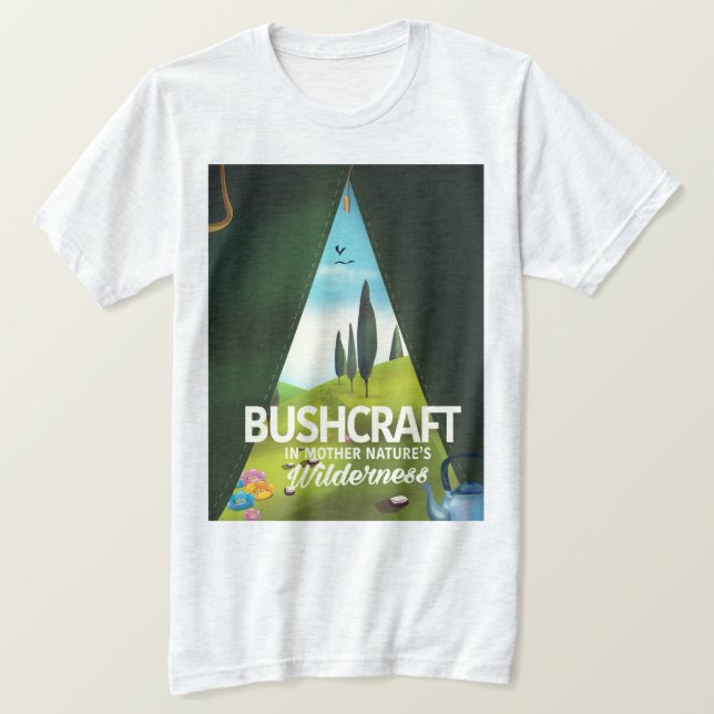 Camiseta Bushcraft 'Visita el desierto de la Madre Naturale (Anverso del diseño)