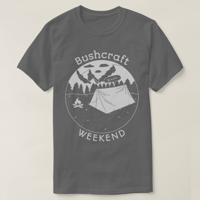 Camiseta Bushcraft Weekend (Diseño del anverso)