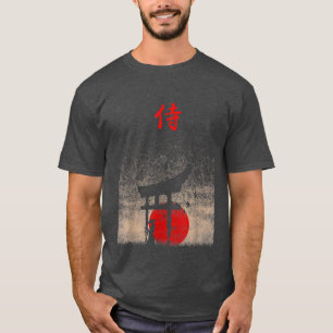 Camiseta Bushido Code Samurai Japanese Warrior Kanji