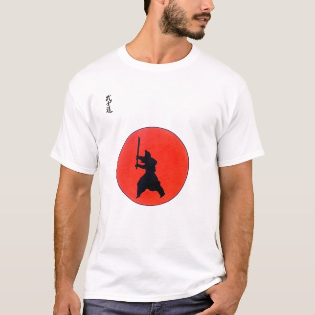 Camiseta Bushido como guerrero (Anverso)