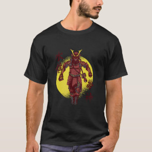 Camiseta Bushido japonés Samurai Warriógrafo