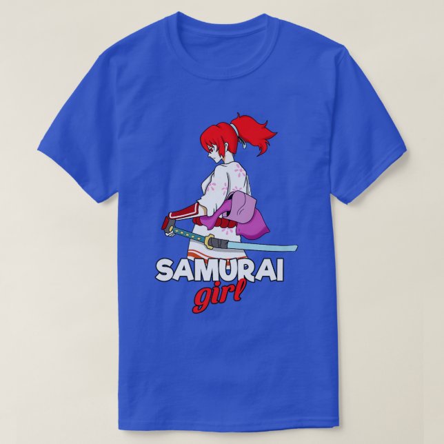 Camiseta Bushido Ronin Chica Samurai Japonés  (Diseño del anverso)