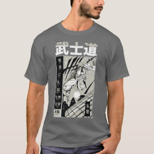 Camiseta Bushido Samurai Japoneses estéticos hidalgo Manga