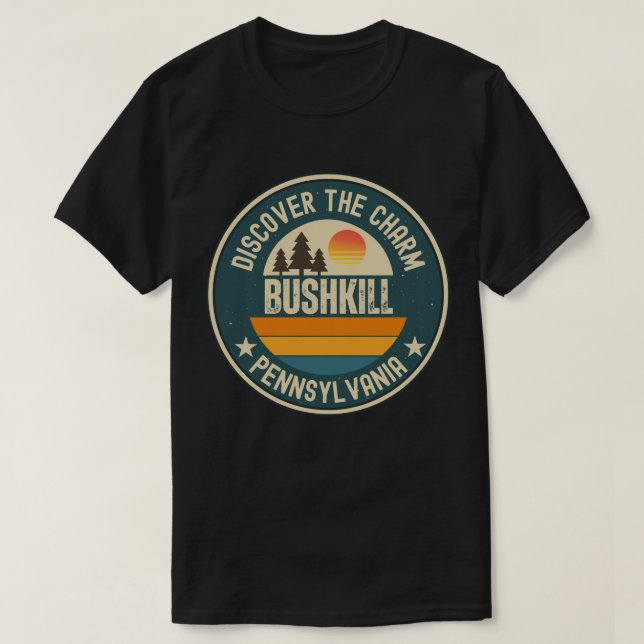 Camiseta Bushkill, Pennsylvania (Diseño del anverso)