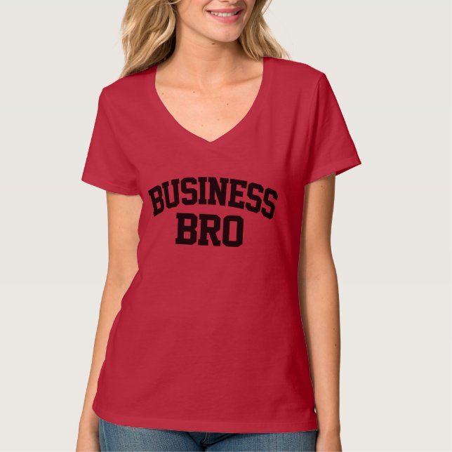 Camiseta Business Bro Funny (Anverso)