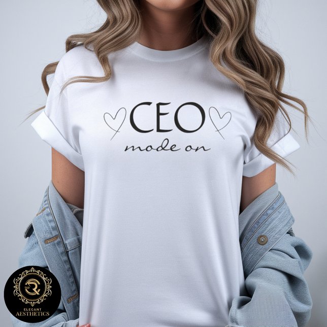 Camiseta Business Casual Graphic Tee - CEO Mode On (Subido por el creador)