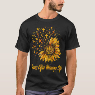 Camiseta Business Office Manager Life Sunflower