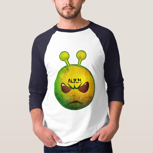 Camiseta buso 100% genial   ALIEN comodo y lindo (Anverso)