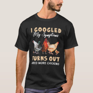 Camiseta Busqué En Google Mis Síntomas Resulta Que Necesito