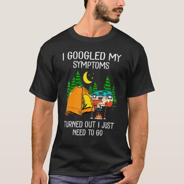 Camiseta Busqué En Google Mis Síntomas Resultó Que Sólo Nec (Anverso)