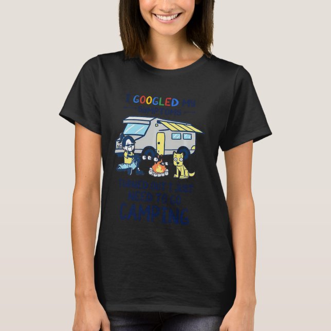 Camiseta Busqué En Google Mis Síntomas Resultó Que Solo Nec (Anverso)